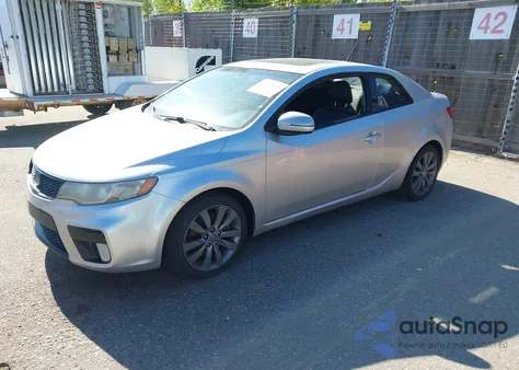 2012 Kia Forte Koup Sx from USA, damaged, VIN KNAFW6A30C5606391